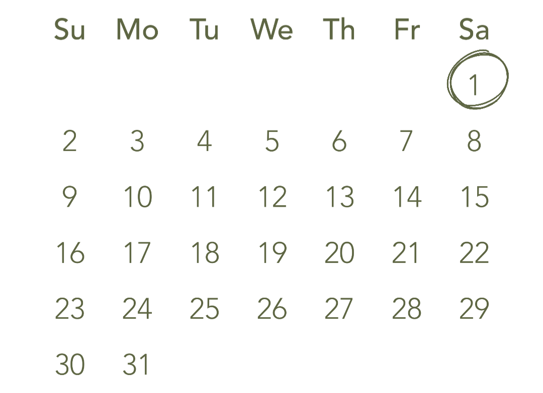 Kalender Januari 2027